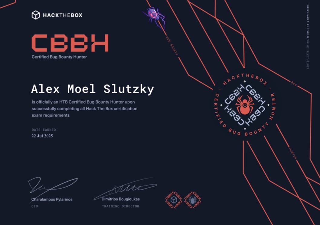 CBBH Certificate